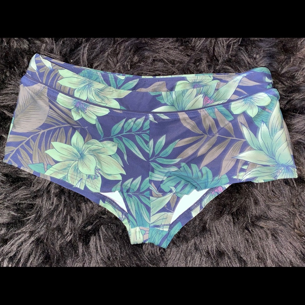 Tropical print O’Neill blue and green boyshort - Picture 4 of 5